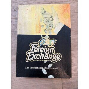 Foreign Exchange Board Game 1979 The International Money Game Complete Set By Av